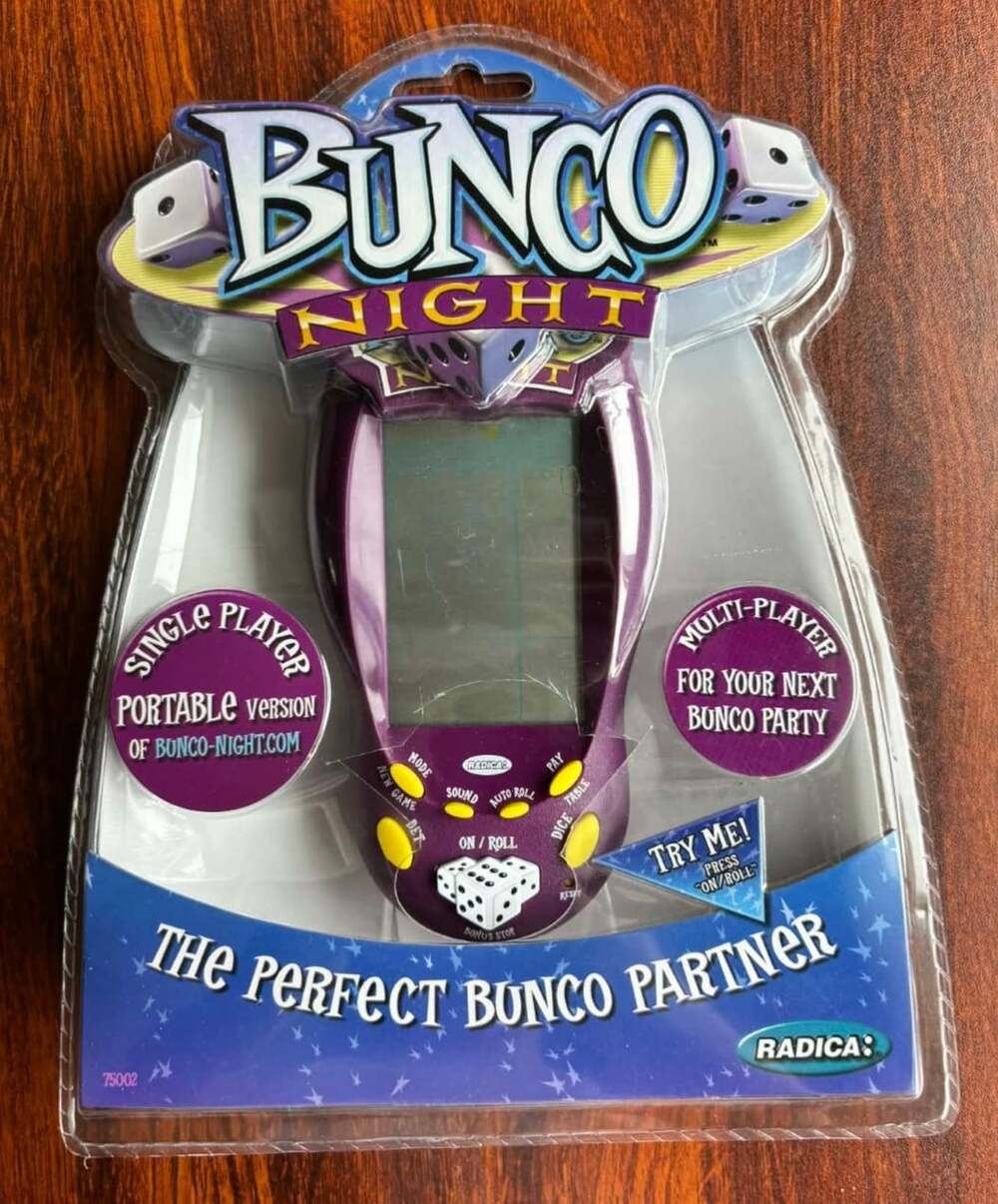 Bunco Night Portable Electronic Handheld Game 75002 Radica 2004